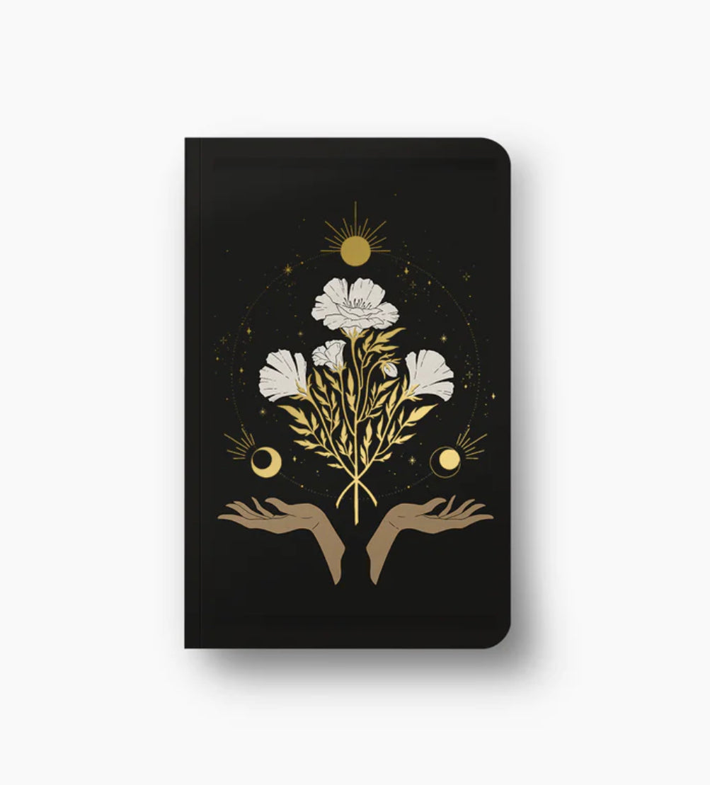 Celestial Flowers Layflat Notebook